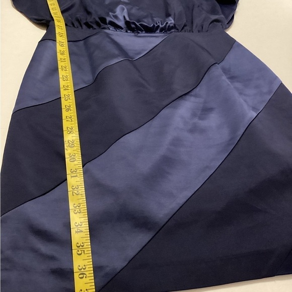 Jessica Simpson Navy  Silky Dress Size 8 - Picture 8 of 10